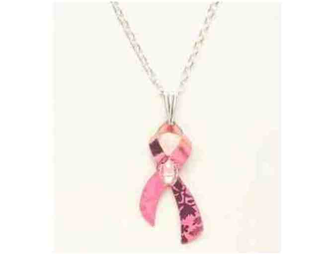 Holly Yashi Breast Cancer Awareness Ribbon Necklace - Photo 1