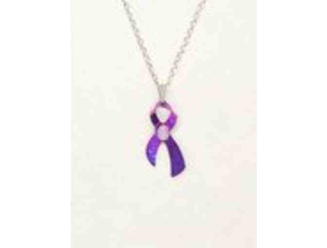 Holly Yashi Cancer Awareness Special Edition Necklace (Purple) - Photo 1