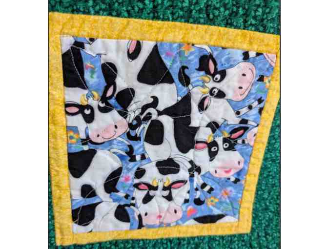 Whimsical Cow Quilt - Perfect for a Child - Photo 2