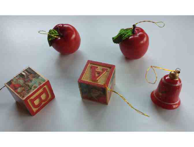 Small Christmas Tree with Cute Miniature Ornaments