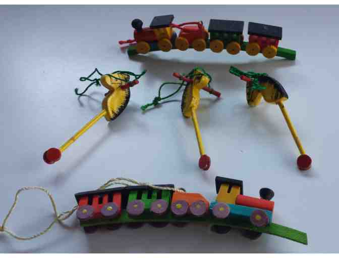 Small Christmas Tree with Cute Miniature Ornaments