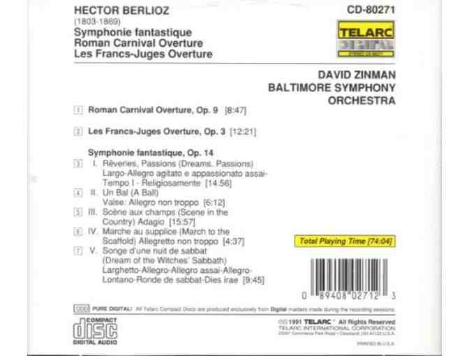 Hector Berlioz's 'Symphonie fantastique' on CD