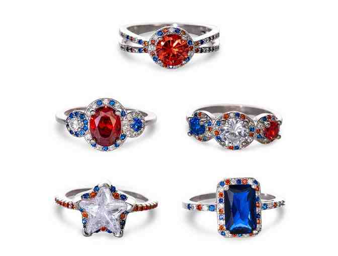 Fragrant Jewels American Bath Bomb with Collectible Ring (size 7)