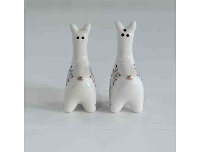 Llama Salt and Pepper Shakers
