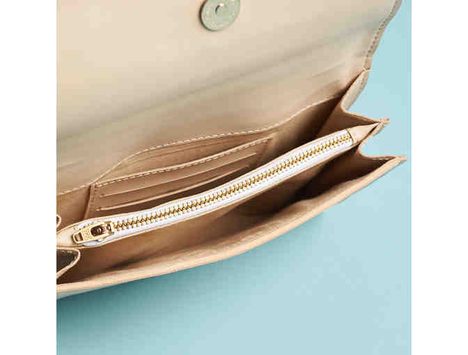 October Jaipur Vegan Leather Envelope Clutch