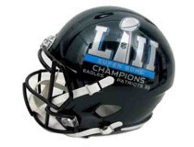 Nick Foles Signed SuperBowl LII Full Size Helmet Inscribed Speed