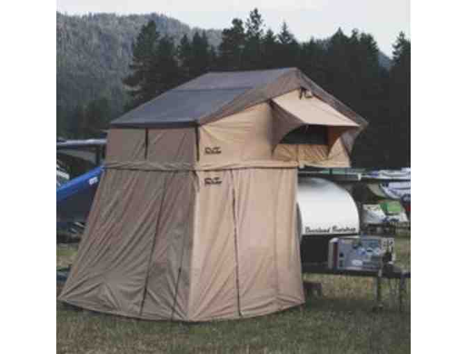 Mt. Rainier EV Stargazer Roof Top Tent (TAN) by Cascadia Vehicle Tents