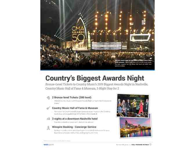 CMA Awards | Tickets, Three-night Stay & More