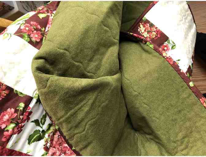 Homemade Quilt - Hydrangeas