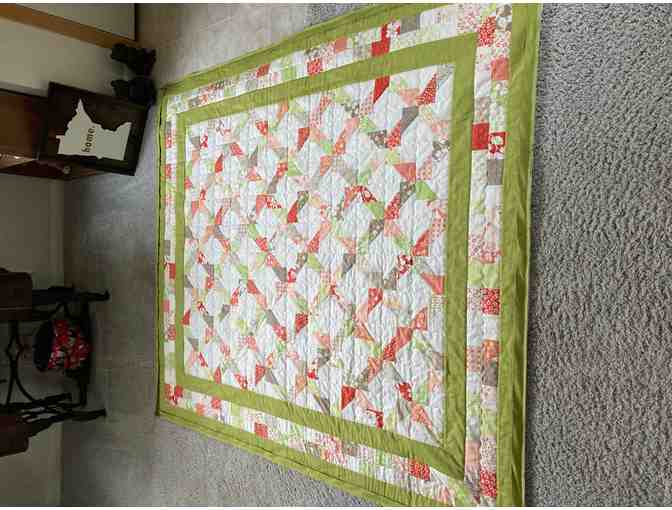 Homemade Quilt - Limeade