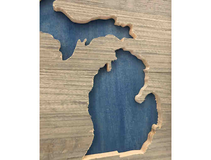 Rustic Pallet Wall Hanging - Michigan