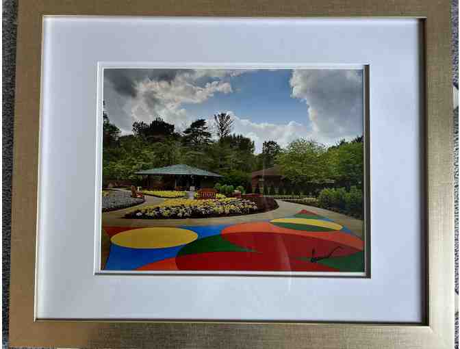 Framed & Matted Photograph of Dow Garden's Children's Garden - Photo 2