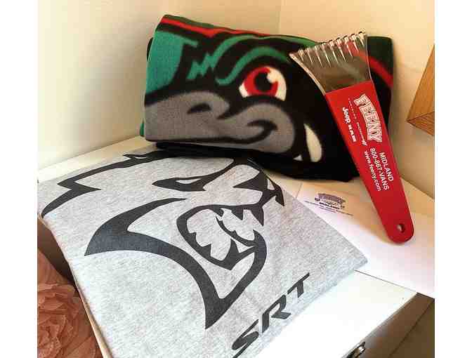 Rev Up Your Ride Package: Oil Change, Ice Scraper, T-shirt, and Loons Blanket - Photo 1