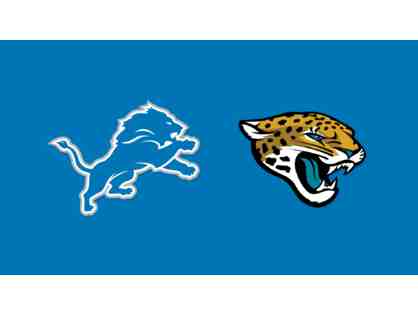 Three Tickets: Detroit Lions vs. Jacksonville Jaguars - Lower Sideline