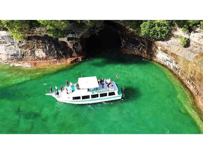 Two Adult Tickets for Pictured Rocks Glass Bottom Shipwreck Tours