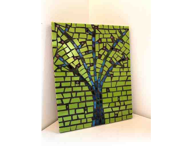 Stained Glass Mosaic Wall Art: "Tree of Life" - Photo 1