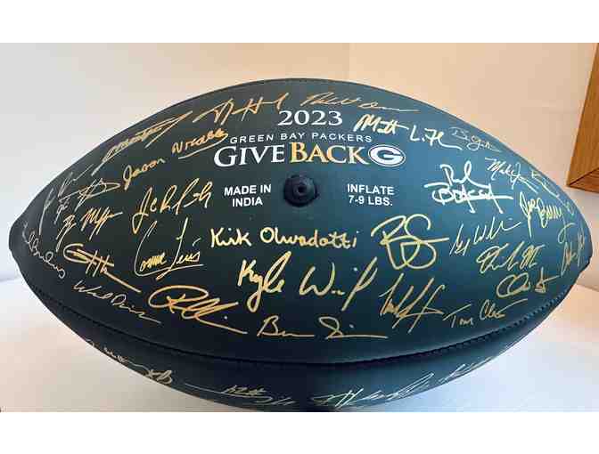 Green Bay Packers 2023 Squad Autographed Football