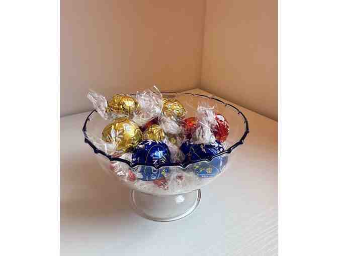 Handblown Glass Candy Dish (Chocolate Included!)