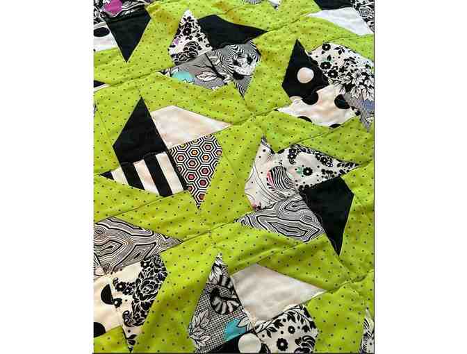 Handmade Quilt - Twist of Lime