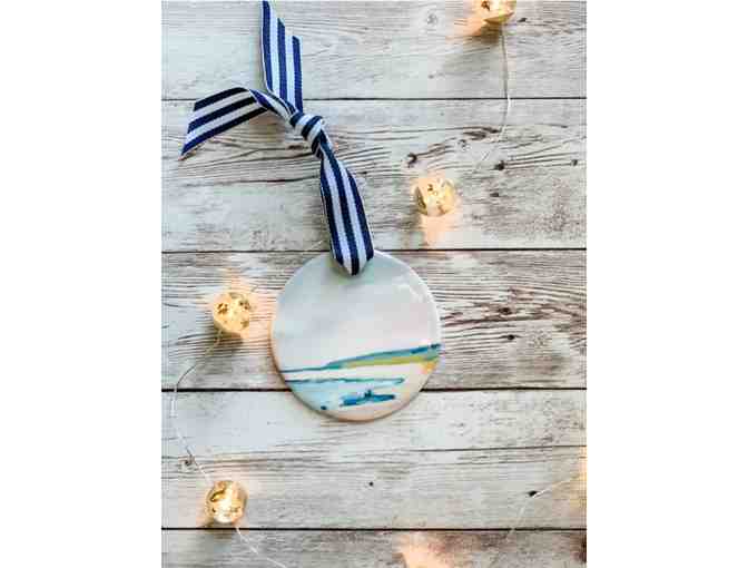 Choate Island Print and Crane Beach Ornament