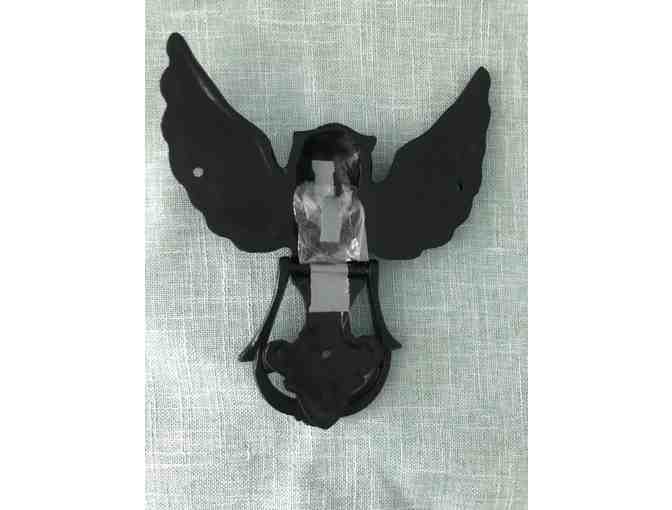 Solid Iron Owl Door Knocker - Photo 2