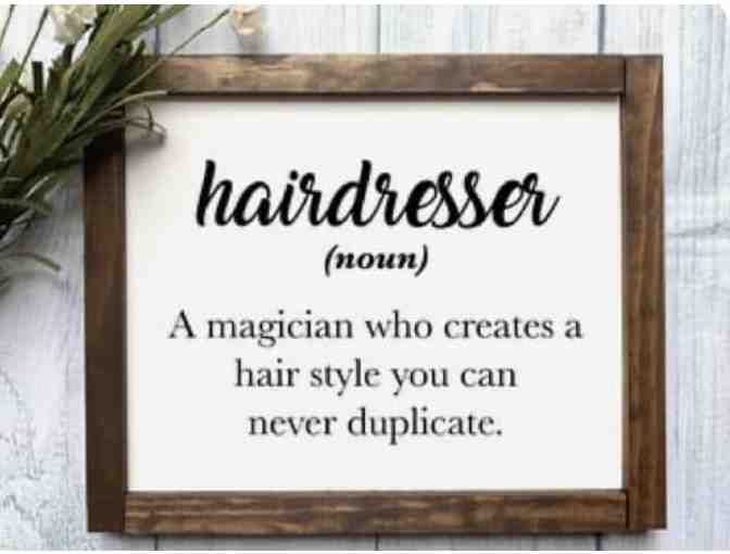 A Hair Cut and Color