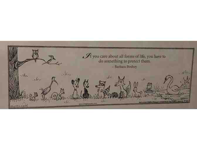Mutts Signed print - mounted and framed