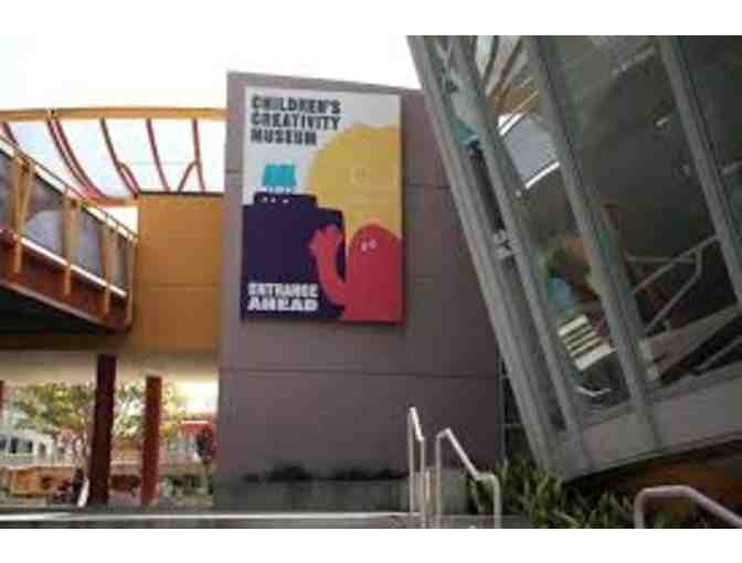 2 Admission Tickets to the Children's Creativity Museum