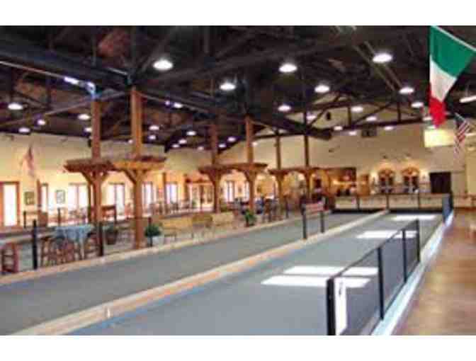 Bocce Party at Campo di Bocce for 10