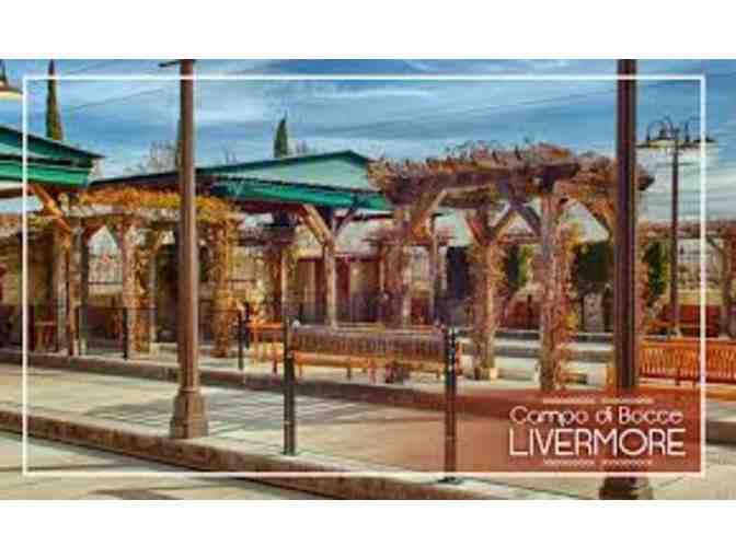 Bocce Party at Campo di Bocce for 10