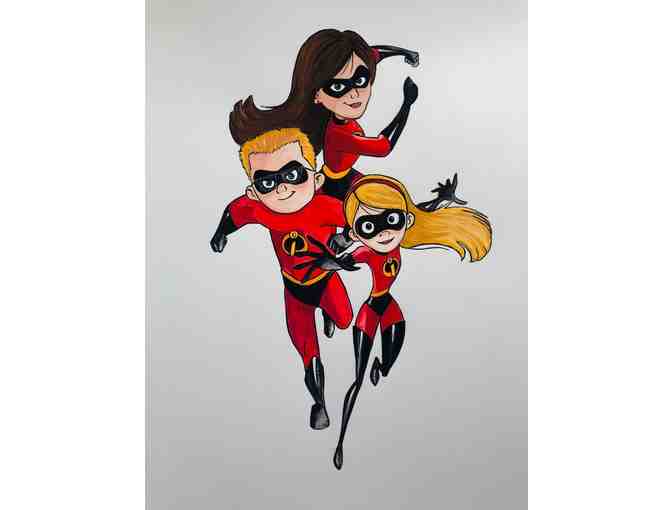 Personalized Cartoon Art of Your Kids by Artist and Animator Megan Kreiner