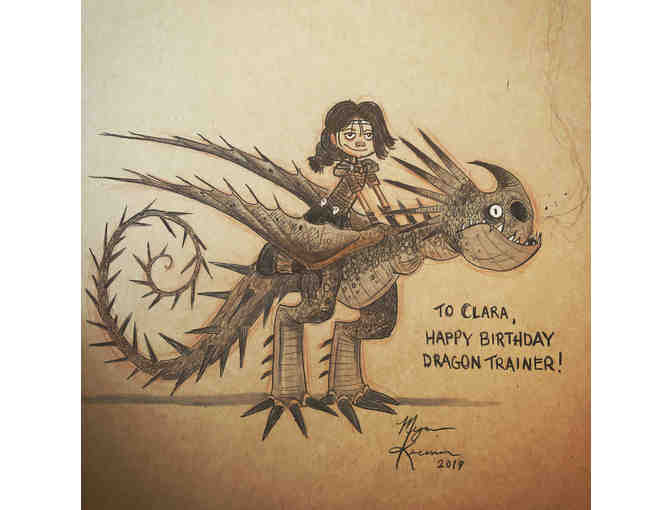 Personalized Cartoon Art of Your Kids by Artist and Animator Megan Kreiner