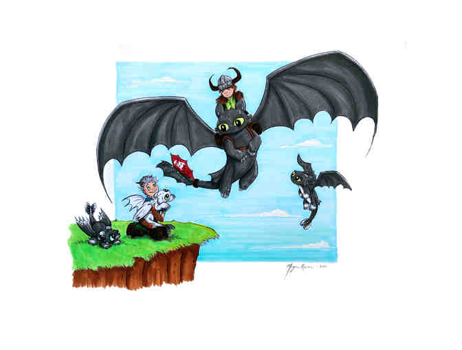 Personalized Cartoon Art of Your Kids by Artist and Animator Megan Kreiner