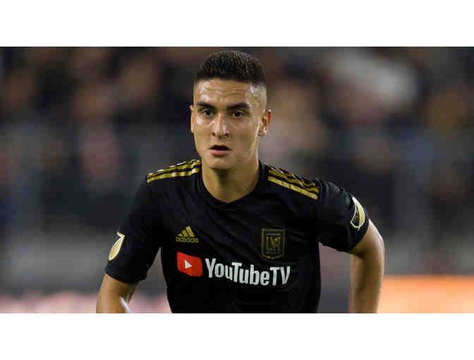 LAFC snapback autographed by Eduard Atuesta