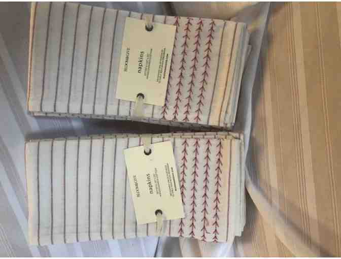 Maude Woods in Pasadena - Napkins, Butter Dish, Olive Oil Bottle, Salt & Pepper Shakers