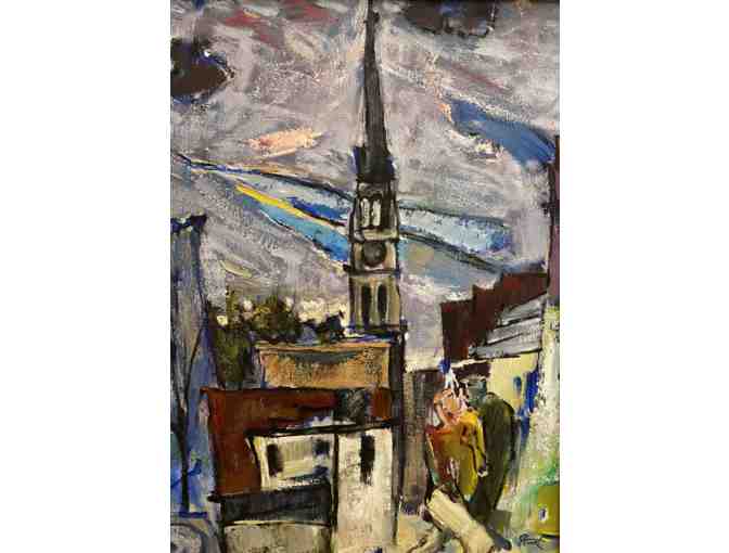 Fin de Journee a Montreal Painting by Pierre Huot