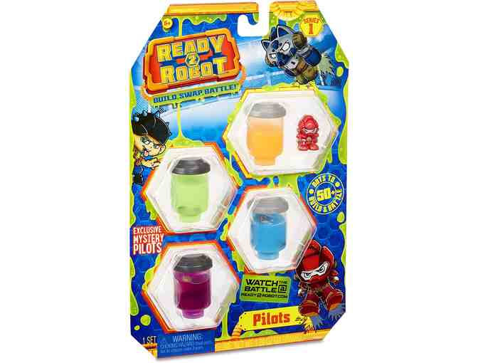 Ready2Robot Big Slime Battle with Pilots Accessory Pack