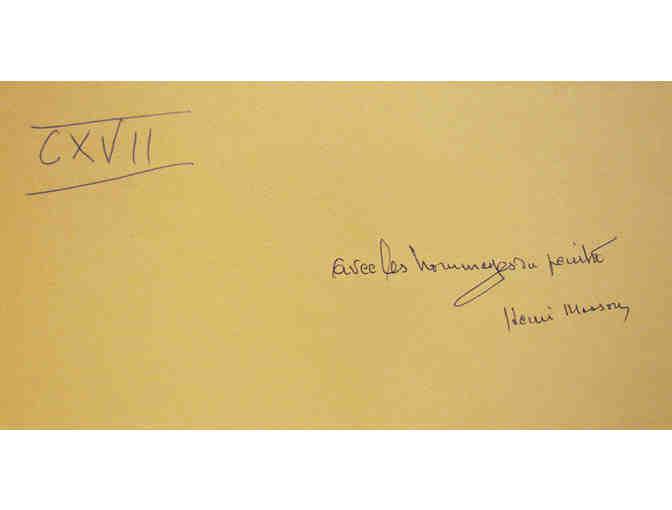 Livre d'art Eition De Luxe Henri Masson La vision d'un peintre de Claude A. Bouchard