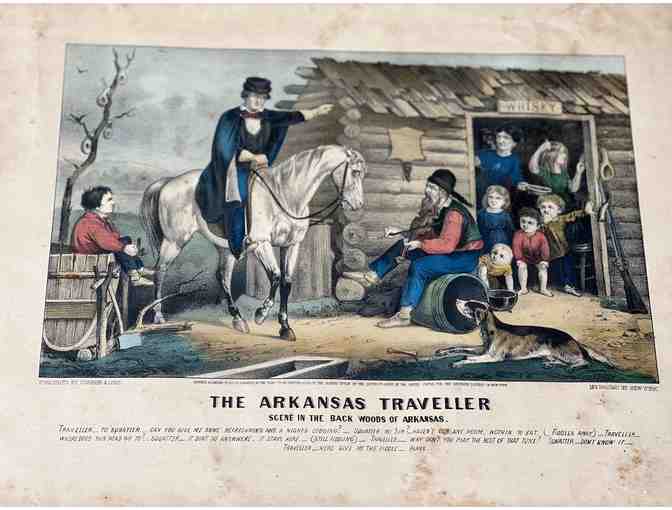 The Arkansas Traveler Lithograph - Photo 1