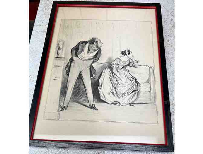 SIX HONORE DAUMIER PRINTS CIRCA 1840s - Photo 1