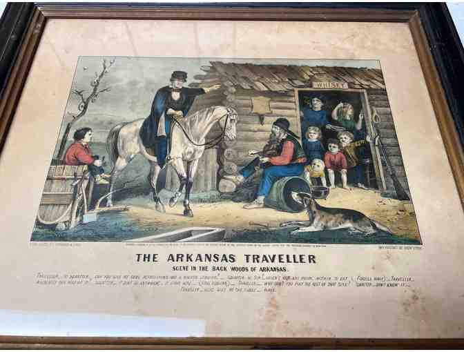 The Arkansas Traveler Lithograph - Photo 2