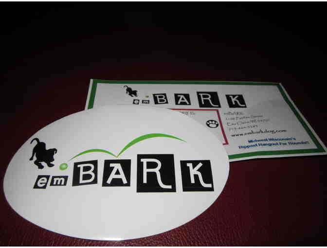 Gift Certificate and Dog supply basket from emBARK