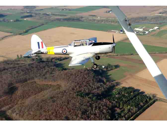 Flight over Chippewa Valley for one,  in vintage British Royal Air Force trainer!