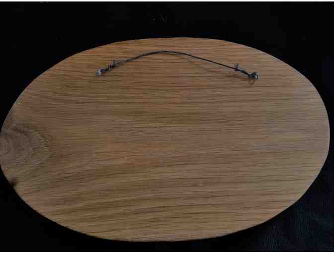 Wood Hummingbird Plaque