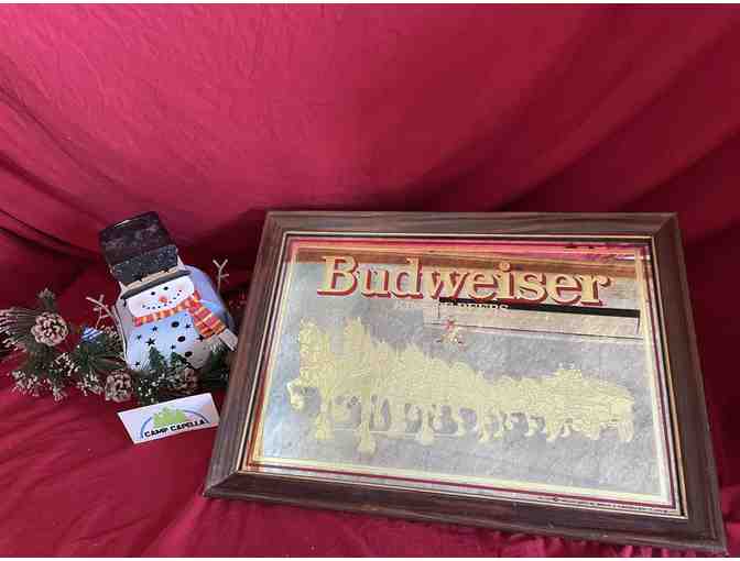 Budweiser Clydesdale Mirror, Vintage