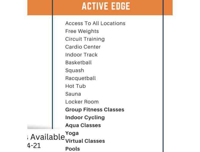 One Month Active Edge Individual Membership
