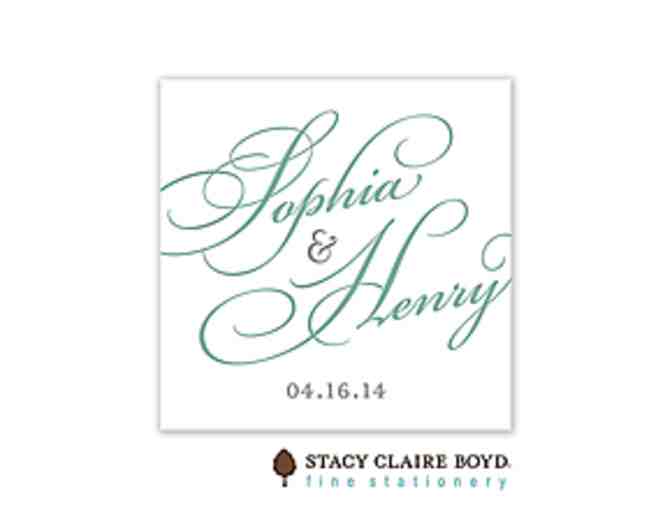 Embossed, High Quality Personalized Stationery (Set of 50) from 'The Write Choice'