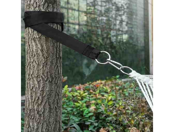 Hammock for Two AND Adjustable Straps for Trees! 'WoneNice' Soft Cotton/Canvas