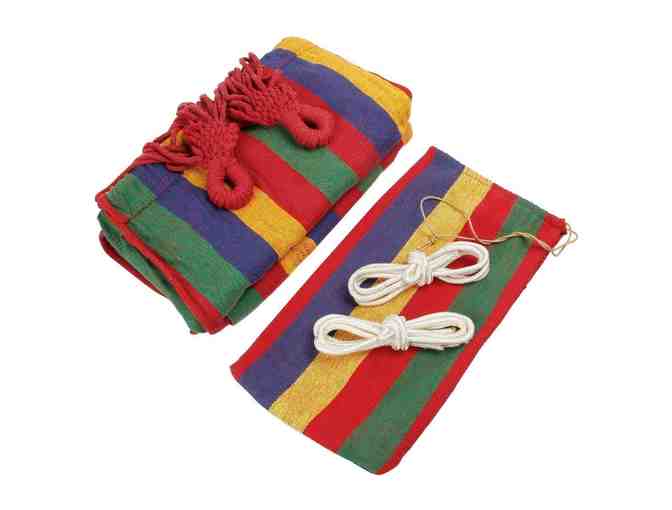 Hammock for Two AND Adjustable Straps for Trees! 'WoneNice' Soft Cotton/Canvas