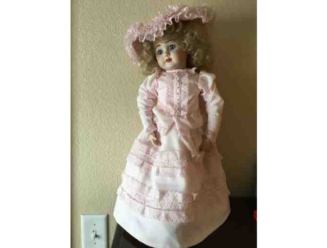 Vintage and Exquisite Hand Painted 18' Doll Donated by Linda Moak of Colorado!